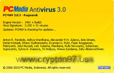 PCMAV 3.0.3 Ragnarok - Antivirus indonesia ala PCMEDIA edisi juni 2010