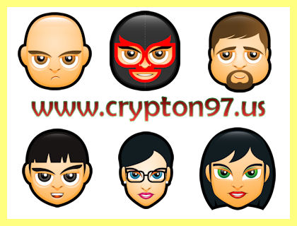 Kumpulan icon avatar bergambarkan aneka ragam wajah manusia :D